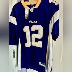 Reebok NFL Players Minnesota Vikings Percy Harvin #12 Jersey Size 50 New W/Tags